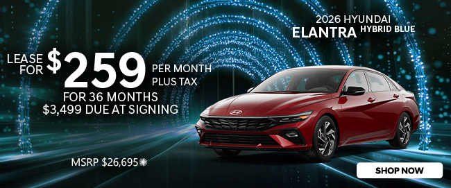 offer on new Hyundai