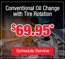 Conventional Oil Change and Tire Rotations special