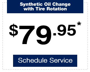 Synthetic Oil Change and Tire Rotations special