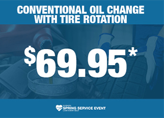 Conventional Oil change with Tire rotation