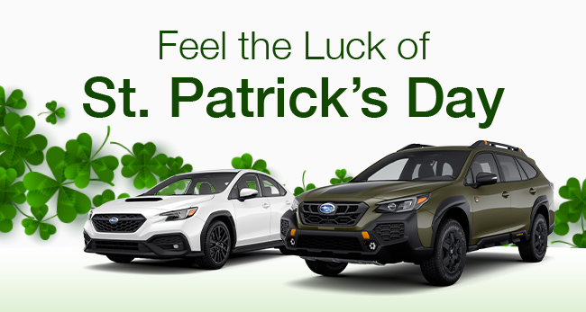 Feel the luck of St Patricks Day at Dalton Subaru