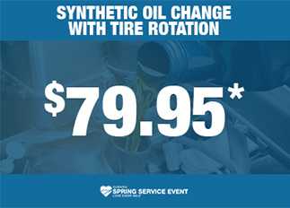 Synthetic Oil Change with Tire Rotations special