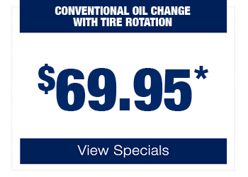 Conventional Oil Change with Tire Rotations special