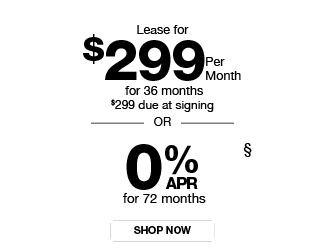 Select New Nissan Models offer