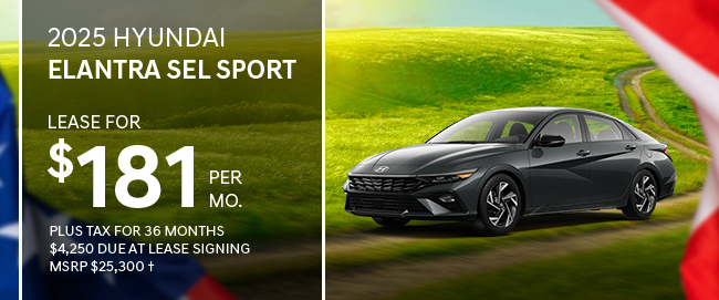 Hyundai Elantra SE offer