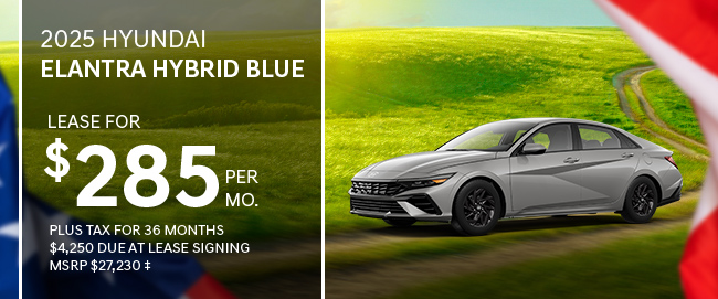 Hyundai Elantra Hybrid Blue