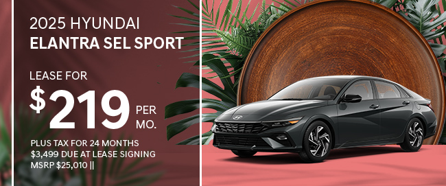 Hyundai Elantra SEL offer