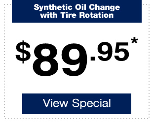 Synthetic Oil change with Tire rotation Special