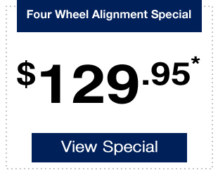 four wheel alignment special