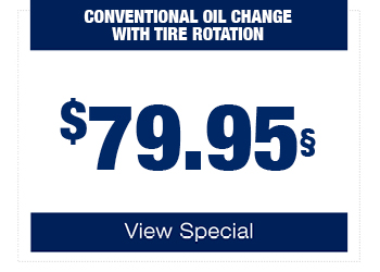Conventional Oil Change with Tire Rotation special