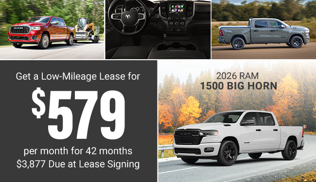 2026 RAM 1500 Big Horn offer