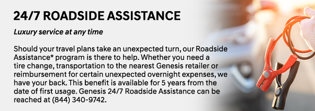 24/7 roadside assistance - Luxury service at any time