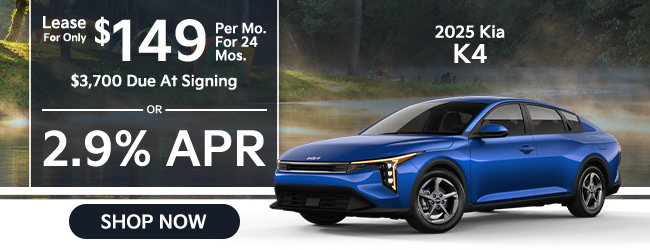 special offers on 2025 Kia K4