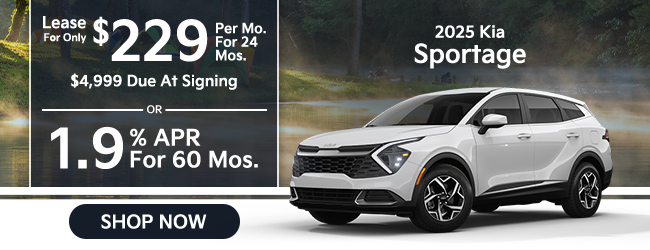 special offers on 2025 Kia Sportage
