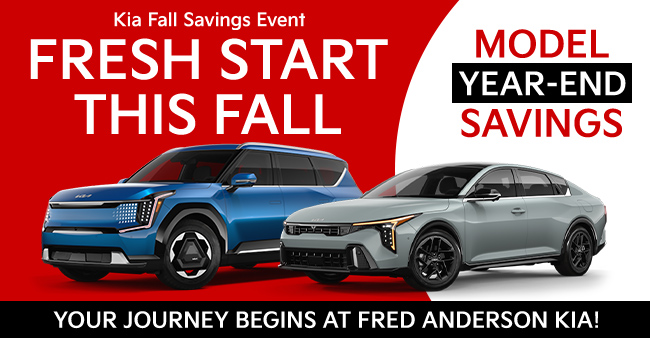 Fresh start this fall at Fred Anderson Kia
