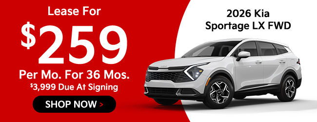 2026 Kia Sportage Offer