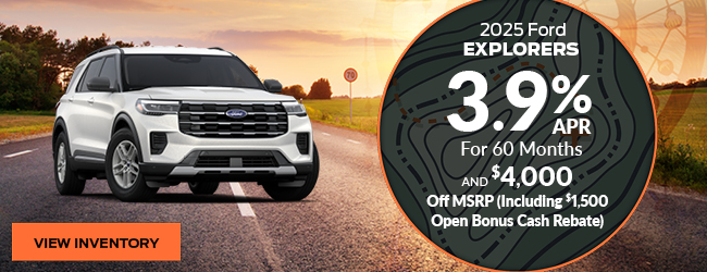 2025 Ford Explorers offer