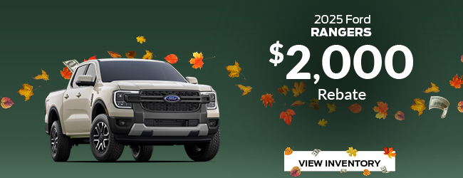 2025 Ford Rangers offer