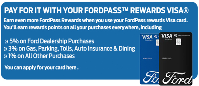 Pay with your FordPass Rewards Visa