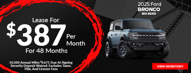2025 Ford Bronco