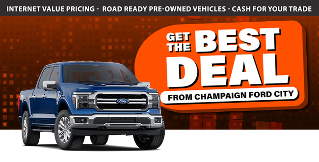 Get the best deal from Champaign Ford City