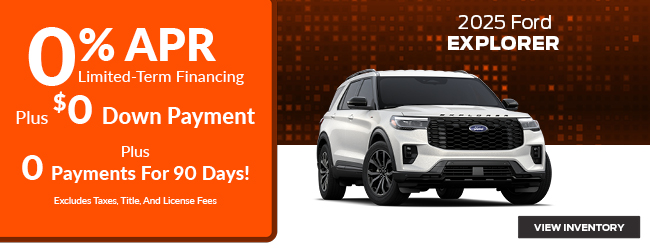 2025 Ford Explorer Offer