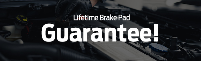 Lifetime brake pad - Guarantee