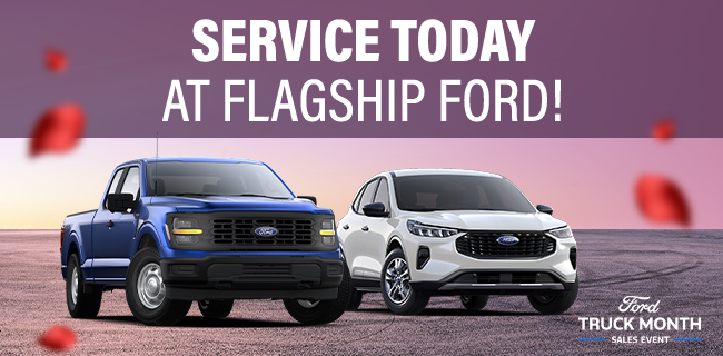 Schedule your service appointment at Flagship Ford