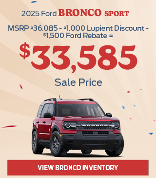 2025 Ford Bronco Sport