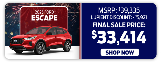 2025 Ford Escape Offer