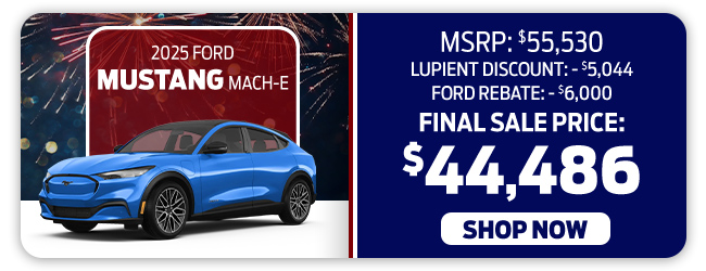 2025 Mustang Mach-E Offer