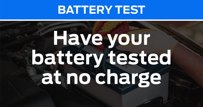 Battery test - Have your battery tested at no charge