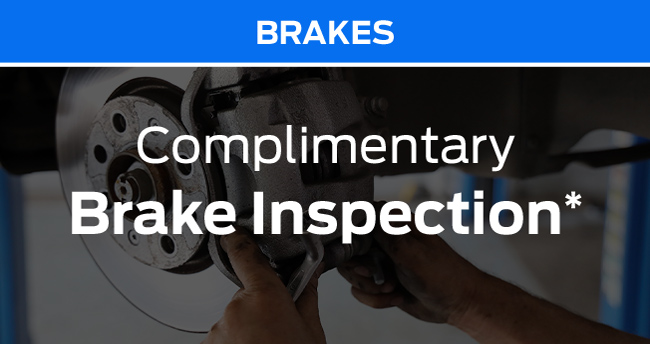 Complimentary brake inspection