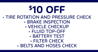 The Works Package Synthetic Blend Oil Change and More Offer