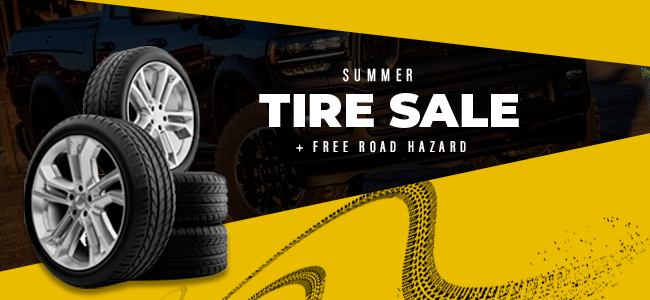 Summer Tire Sale - Free Road Hazard