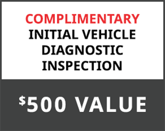 Complimentary initial vehicle diagnostic inspection