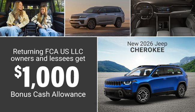 2026 Jeep Cherokee offer