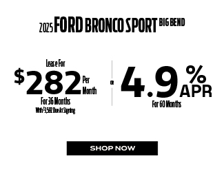 2025 Ford Bronco Sport offer