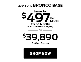 2024 Ford Bronco Base offer