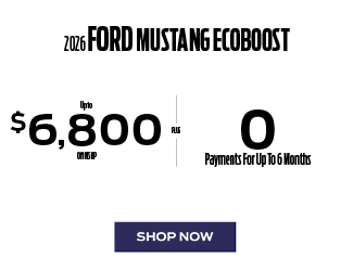 2026 Ford Mustang EcoBoost offer