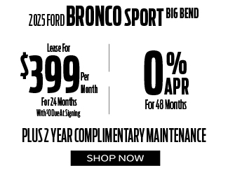 Ford Bronco Sport offer