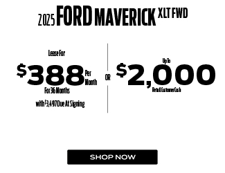 Ford Maverick offer