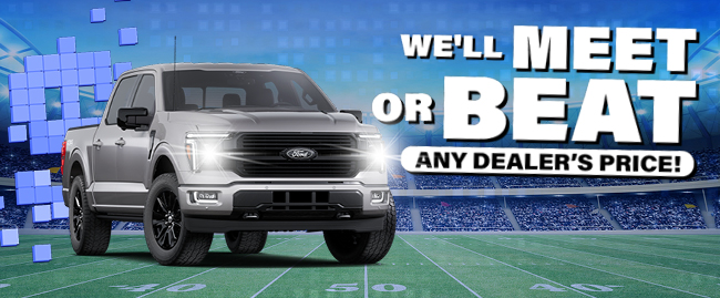 we will meet or beat any dealer's price