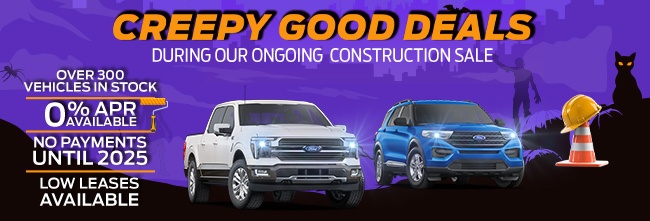 Creepy Good Deals during our ongoing construction sale