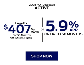 Ford Escape Active special rates