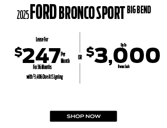 Ford Bronco offer