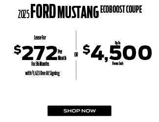 Ford Mustang offer