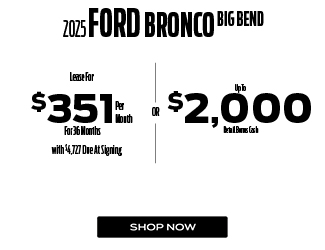 Ford Bronco offer