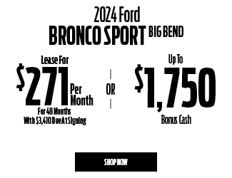 2024 Ford Bronco Sport Big Bend offer