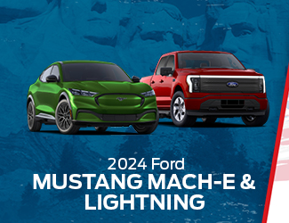 2024 Ford Mustang Mach-E and Lightning